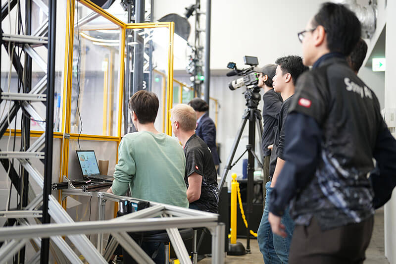 Ace team working together on design, training processes, and evaluation. 