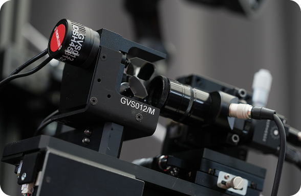 High-speed sensing suite including vision sensors and pixel sensors. 